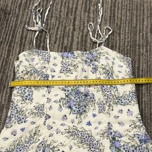 & Other Stories Floral Trim Dress